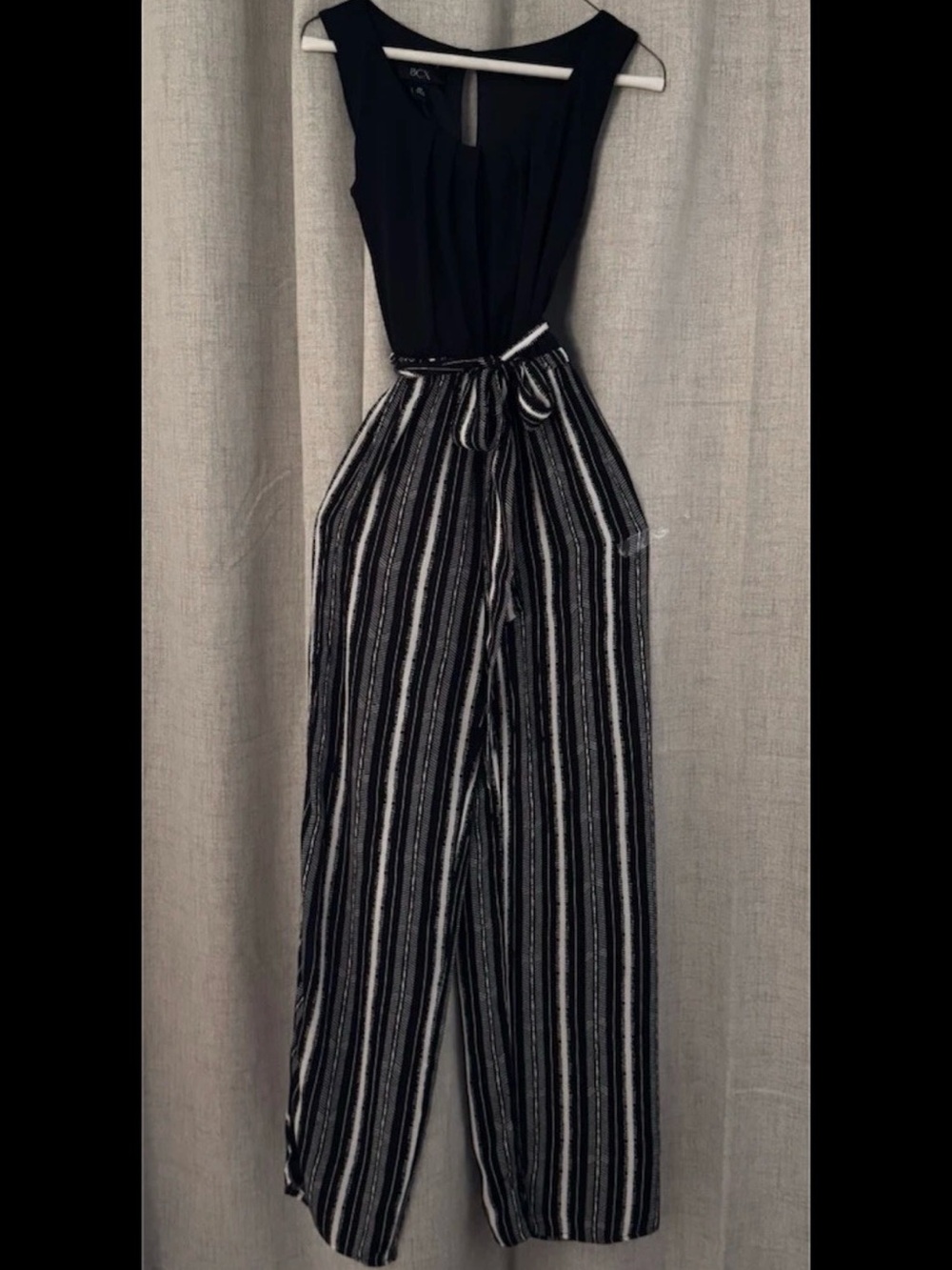Women’s Black and White Jumpsuit